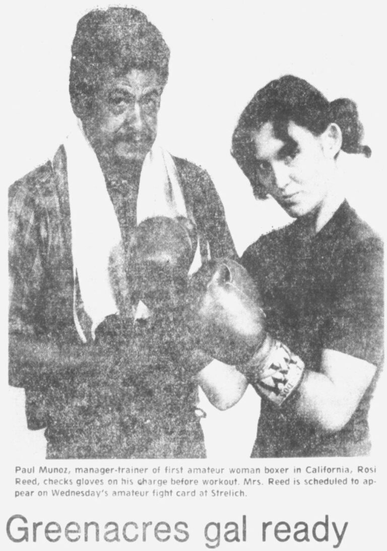 Paul Munoz, Rosi Reed, 1976