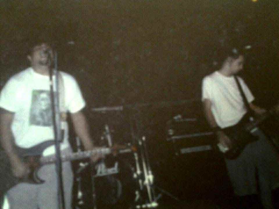 1991 Gelgod at Bam Bam i’m on the left and Keith Blackburn is on the right